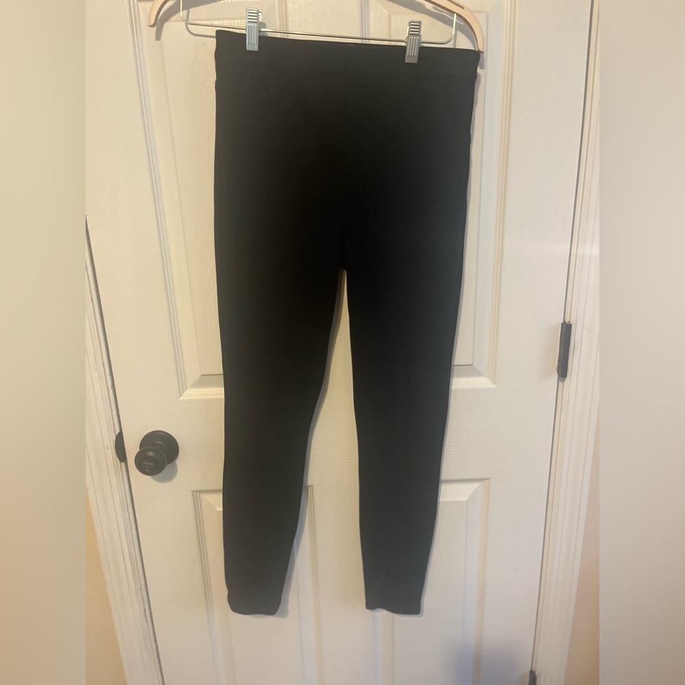 Spanx skinny leg black jeans
